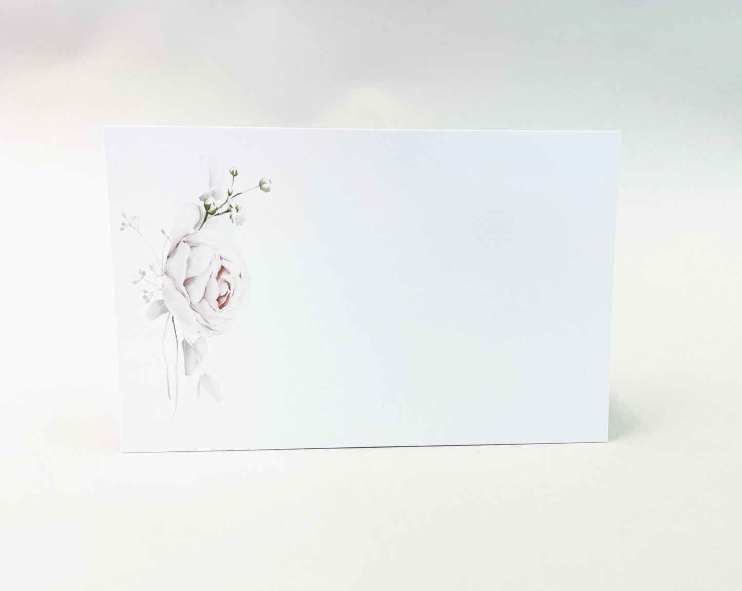 Funeral card - watercolor