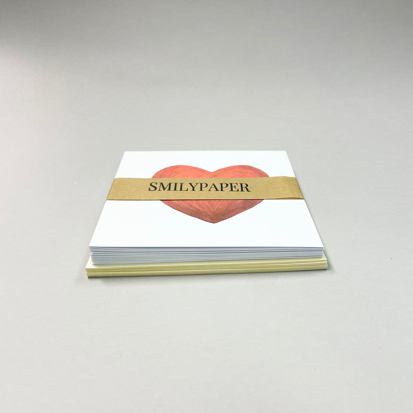 Large card - 10 pcs including envelope 12.5 x 12.5 cm