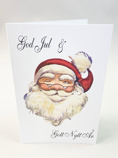 Stort kort - Tomte 10st inklusive kuvert