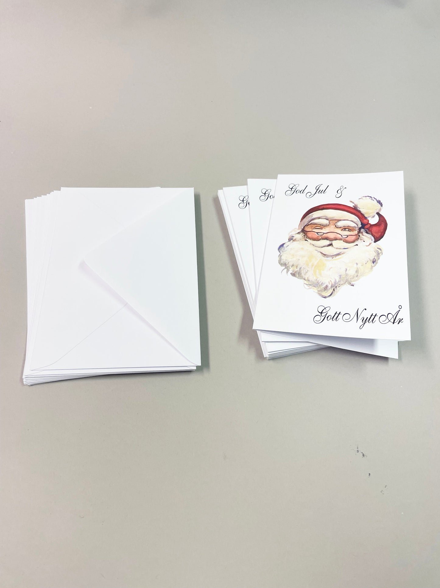 Stort kort - Tomte 10st inklusive kuvert