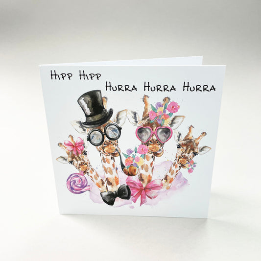 Large card - 10 pcs including envelope 12.5 x 12.5 cm