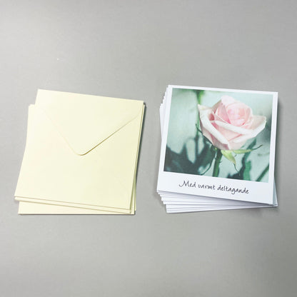 Large card - 10 pcs including envelope 12.5 x 12.5 cm