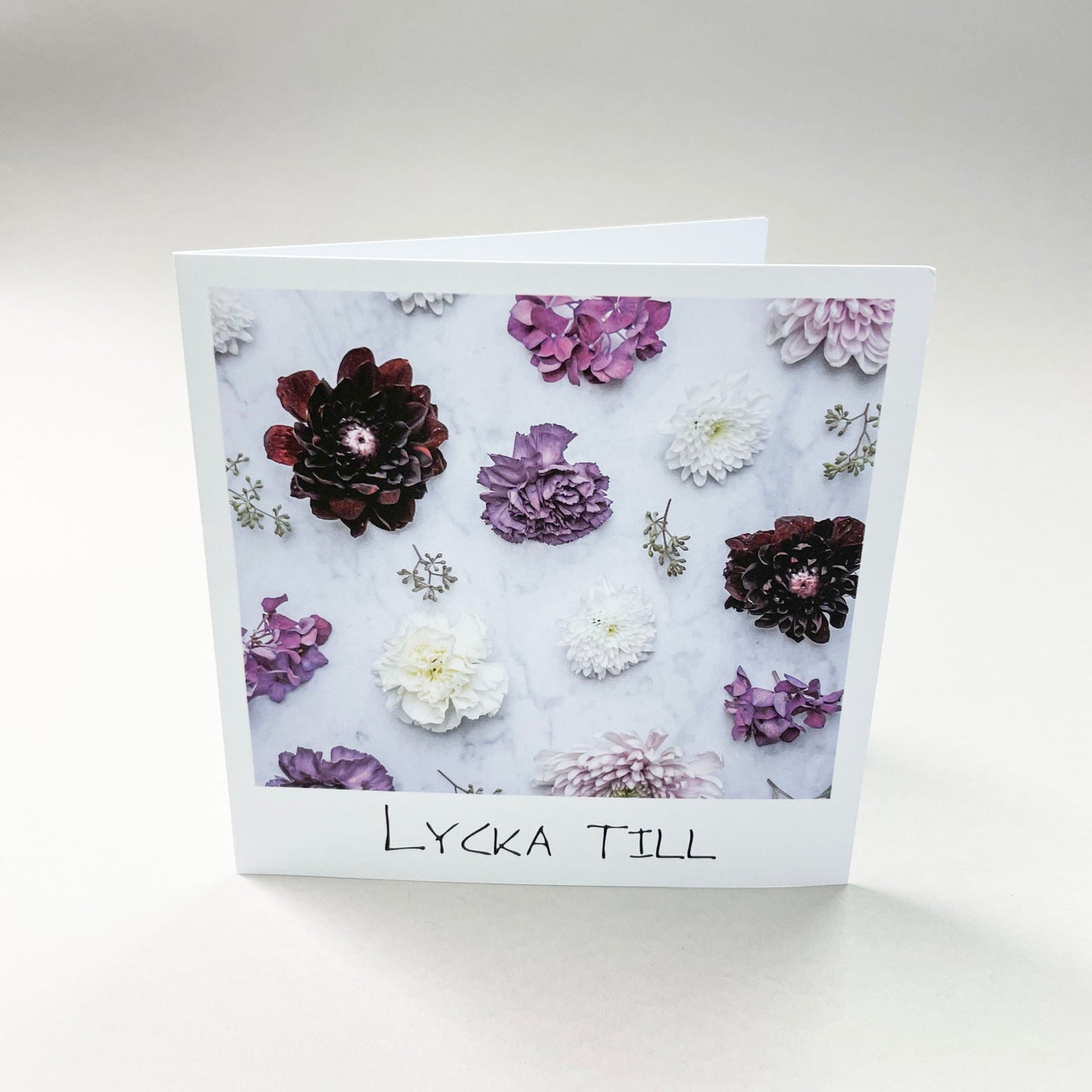 Large card - 10 pcs including envelope 12.5 x 12.5 cm