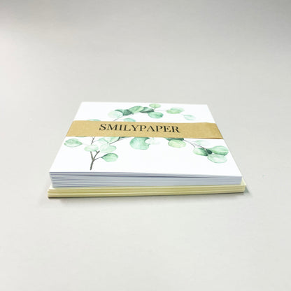 Large card - 10 pcs including envelope 12.5 x 12.5 cm