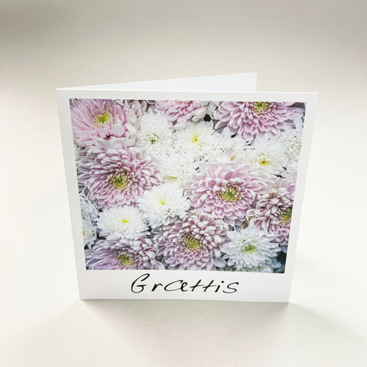 Large card - 10 pcs including envelope 12.5 x 12.5 cm