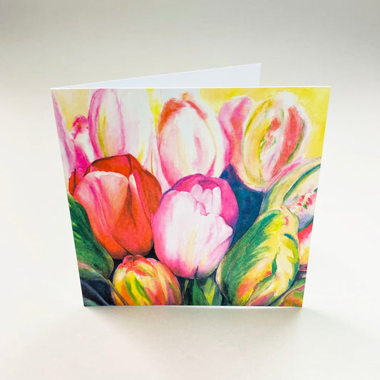 Large card - 10 pcs including envelope 12.5 x 12.5 cm