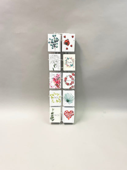 Wall rack 10 motifs - Watercolor