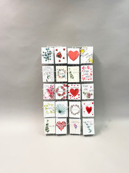 Wall rack 20 motifs - Watercolor