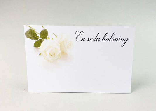 Funeral card - 9 x 14cm 