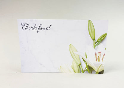 Funeral card - 9 x 14cm 