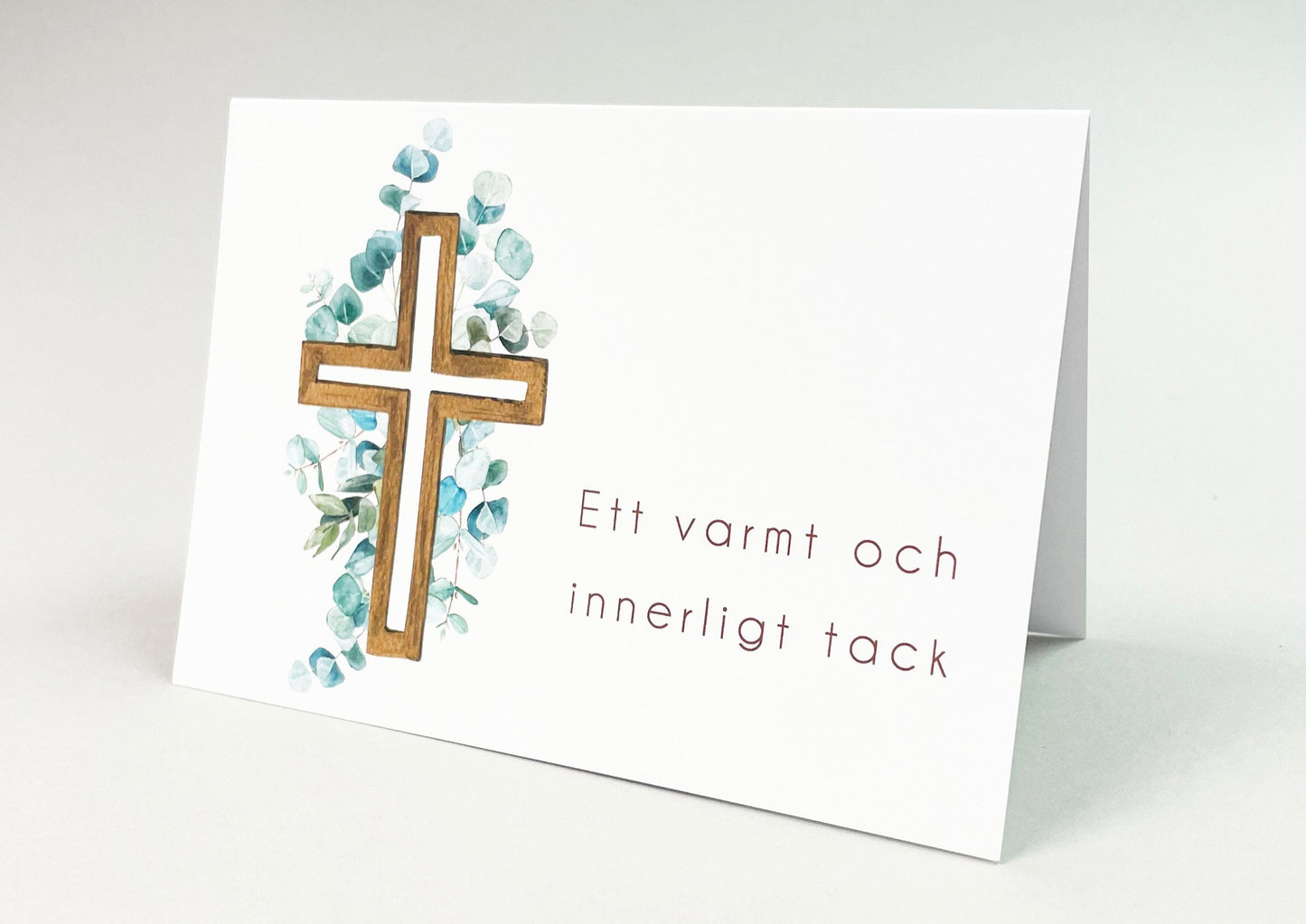 Ready-made funeral thank-you cards